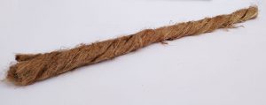 dry brown segment of oakum